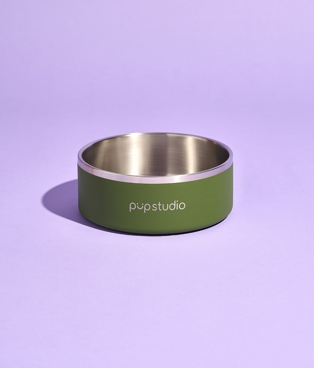 Pupstudio Stainless Steel Bowl (Green)