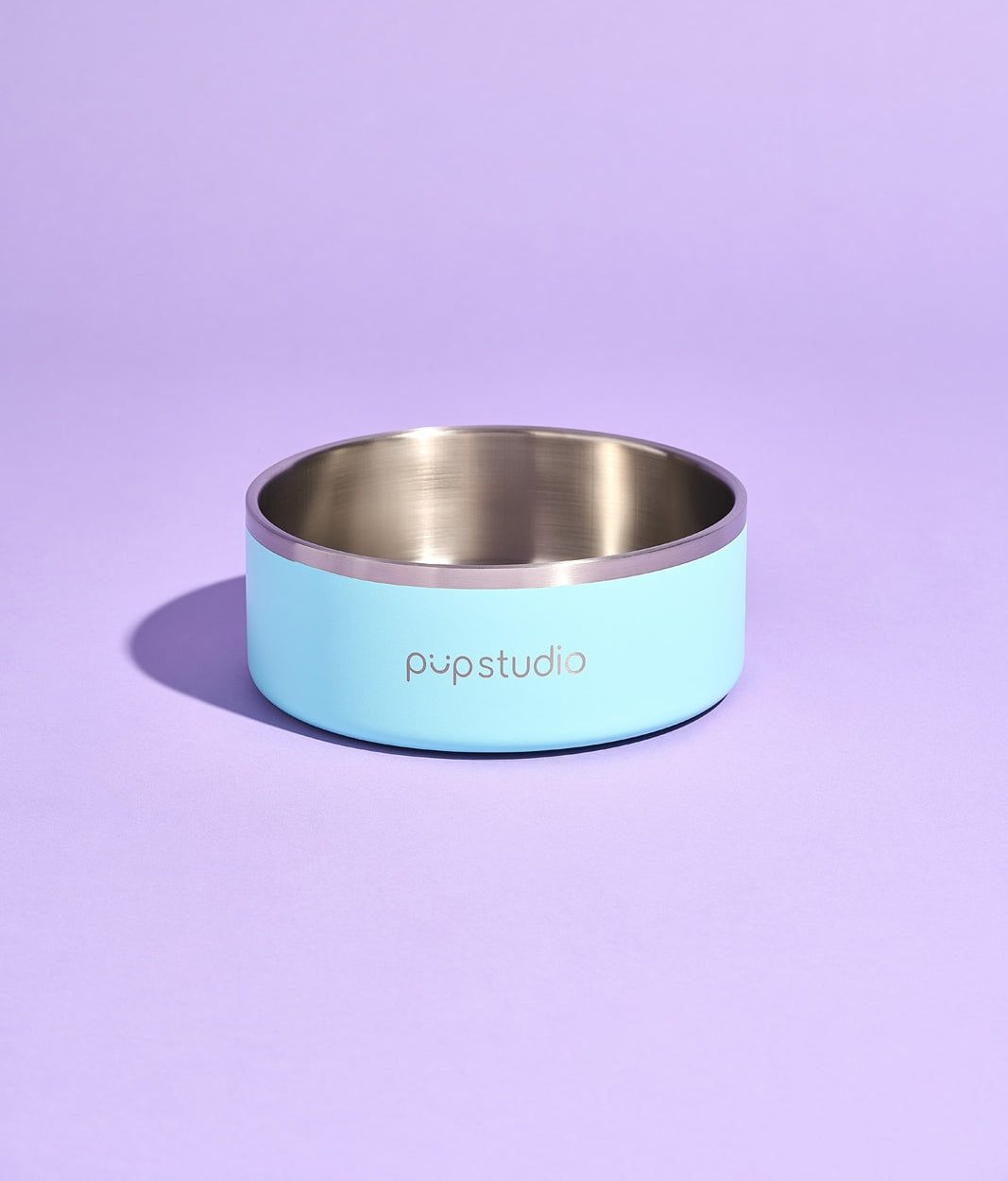Pupstudio Stainless Steel Bowl (Light Blue))