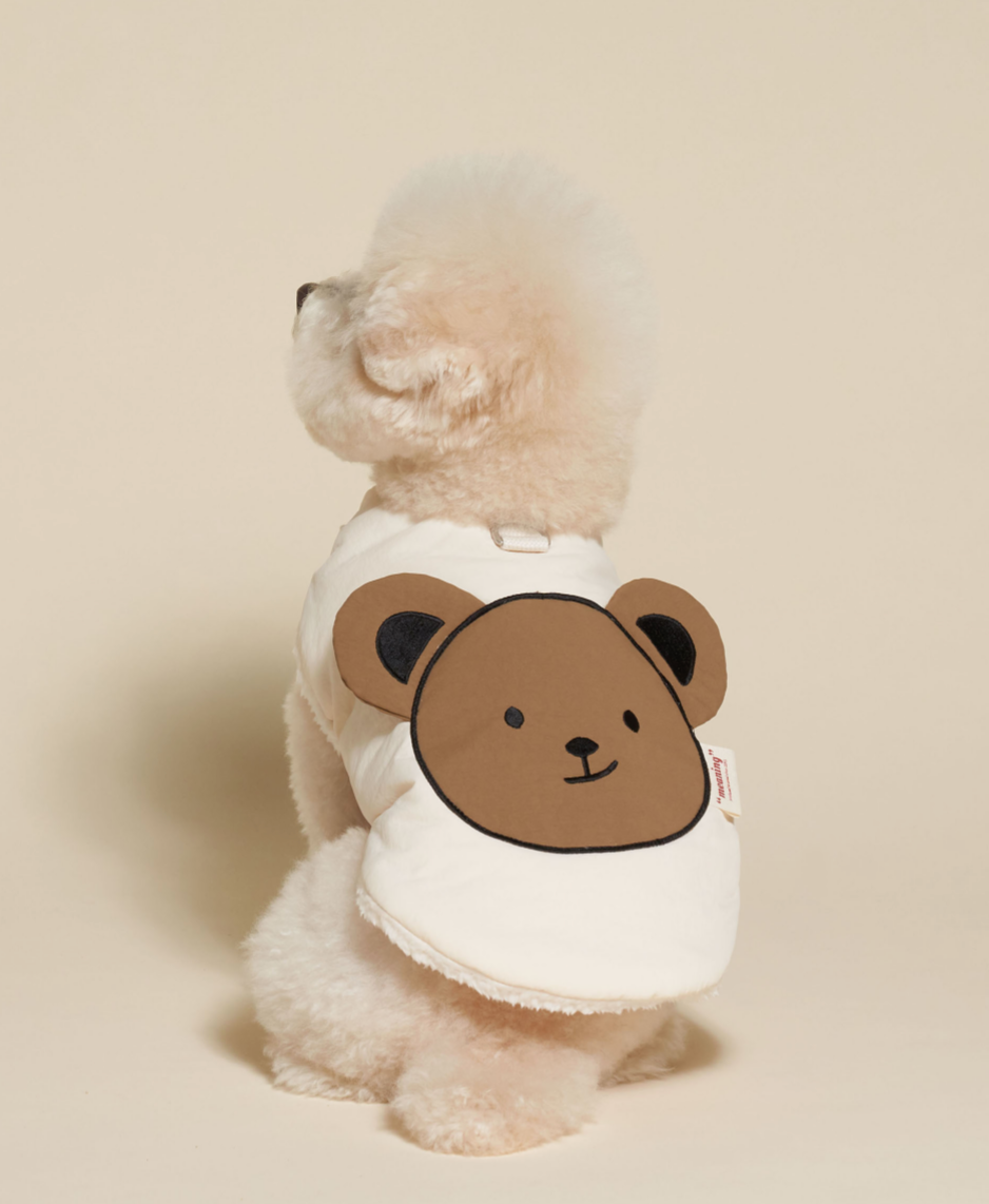 Teddy bear puffer jacket