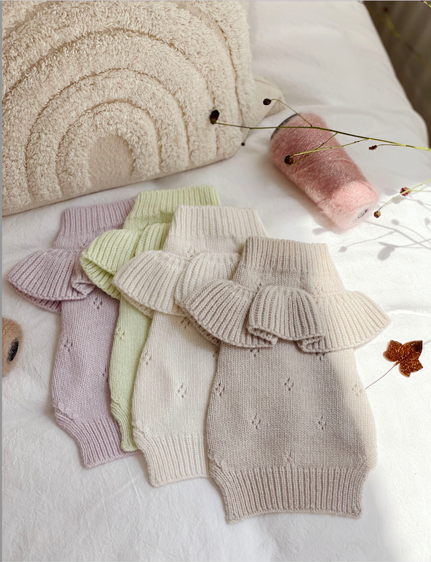 Frill Knit(Brown)
