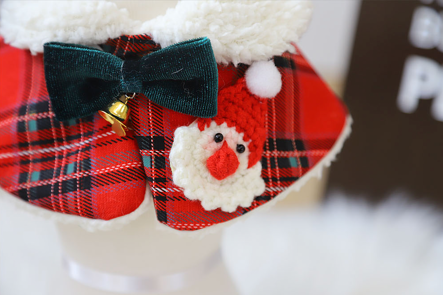 Santa fleece cape