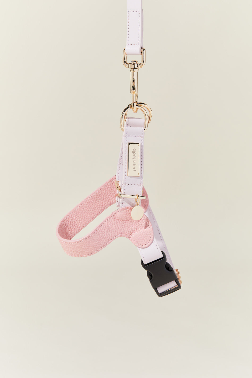 Genuine Leather Harness with Leash