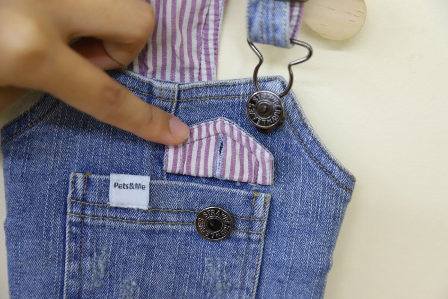 Pocket Denim Pants