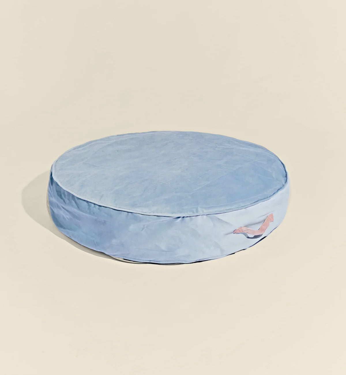 The Velour Circle-Bed (Blue)