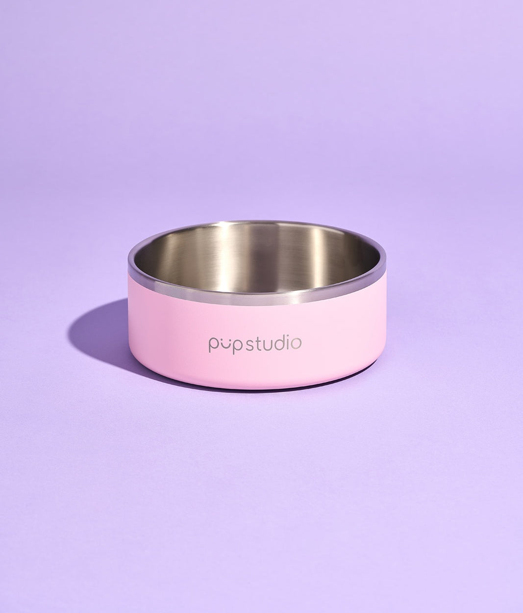 Pupstudio Stainless Steel Bowl (Pink)
