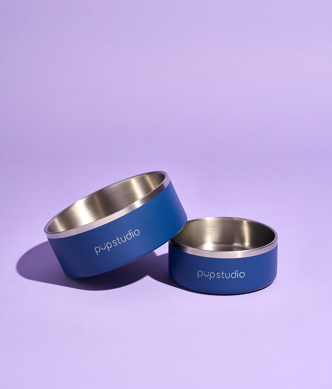 Pupstudio Stainless Steel Bowl (Navy)