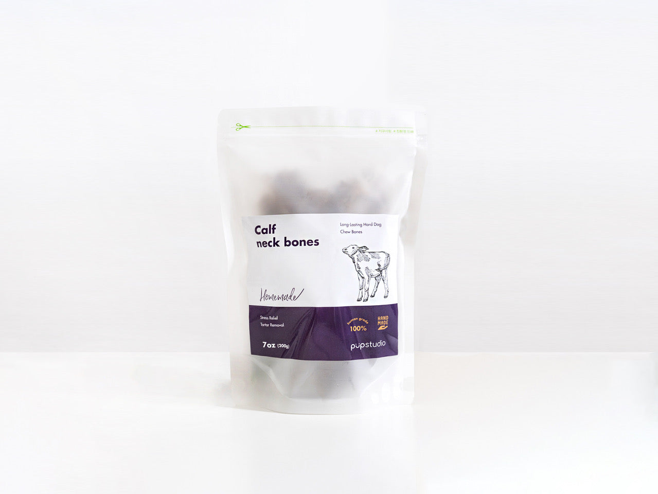 100% Human Grade Calf Neck Bones