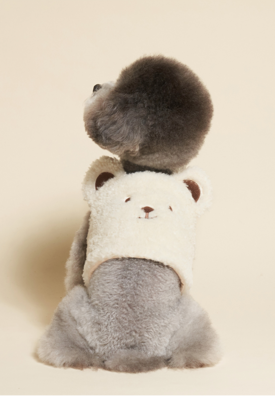 Bear Fleece Vest