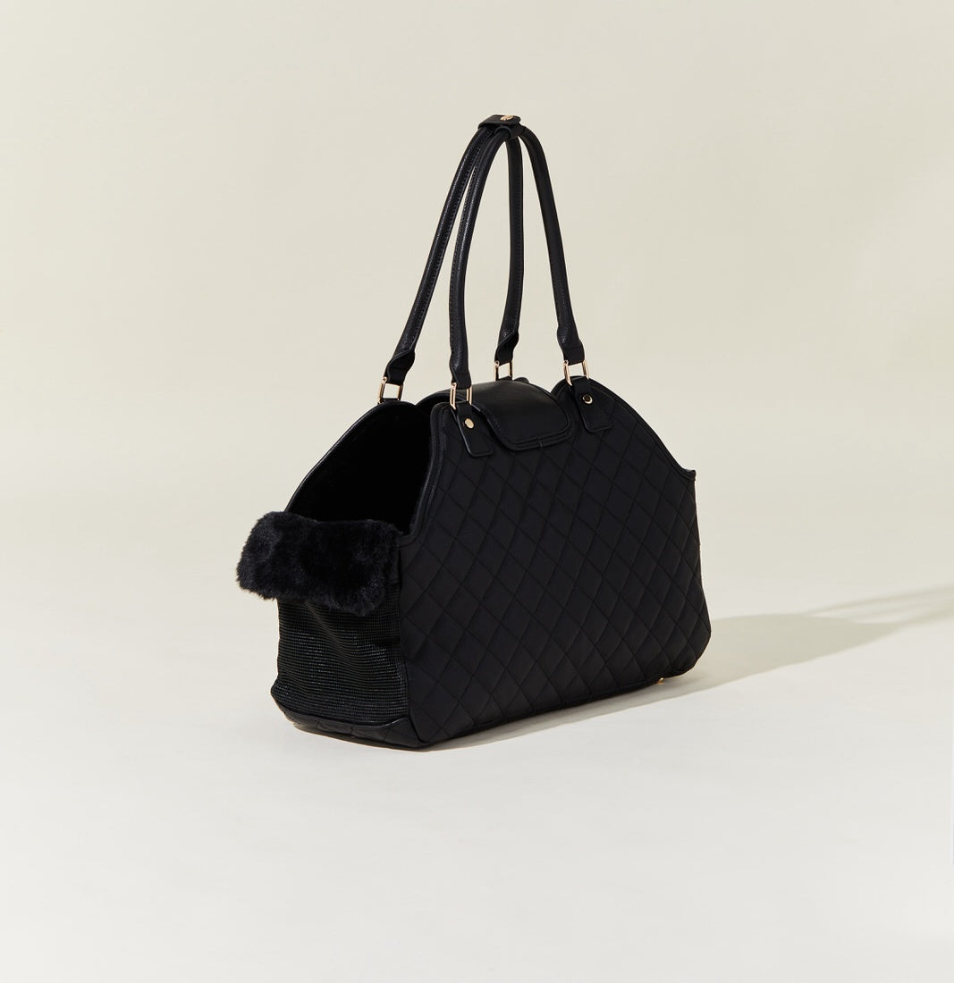 Faux Fur Carrier Purse