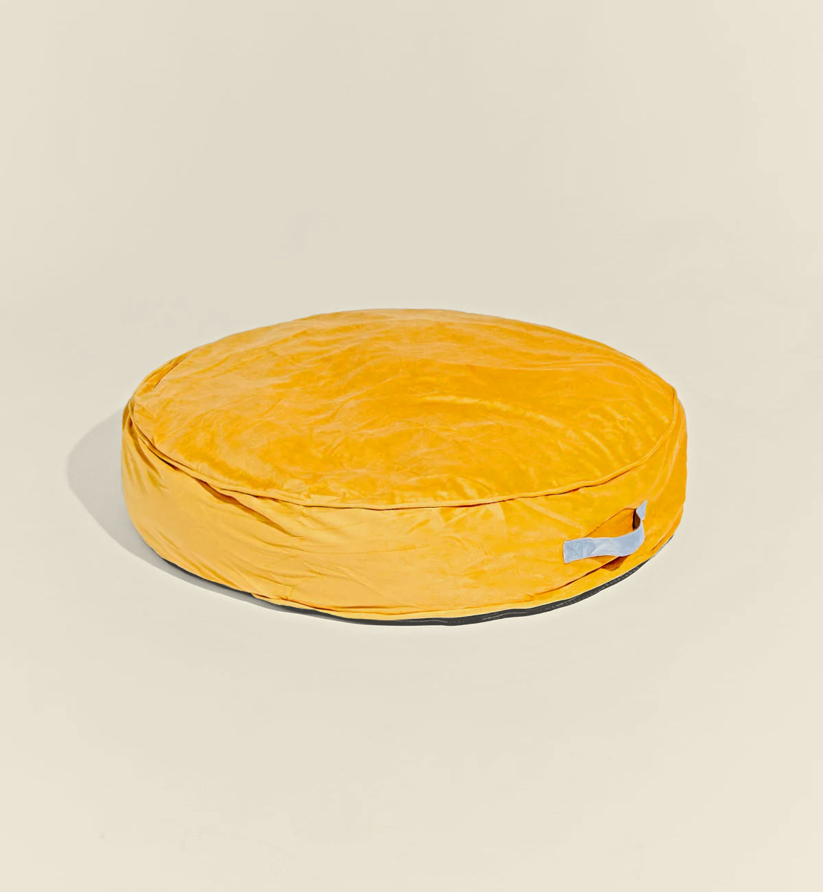 The Velour Circle-Bed (Yellow)